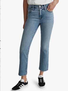 Madewell Medium Blue Cali Demi Boot-Cut Women's Jeans